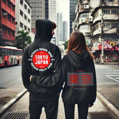 Hoodie parejas Tokio japan #16