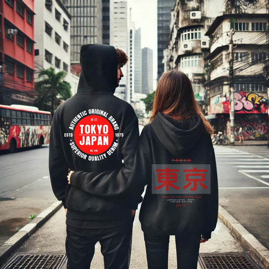 Hoodie parejas Tokio japan #16