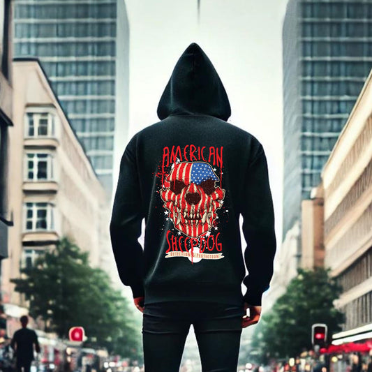 Hoodie calavera roja #022