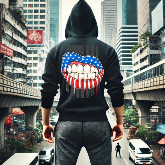 Hoodie  Labios EEUU