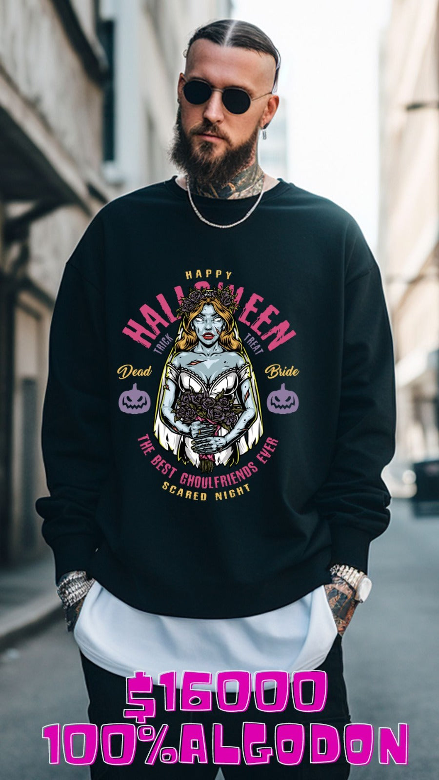 Poleron polo hallowen #007
