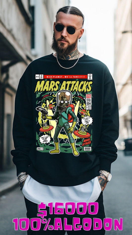 Poleron polo MARS ATTACKS #0038