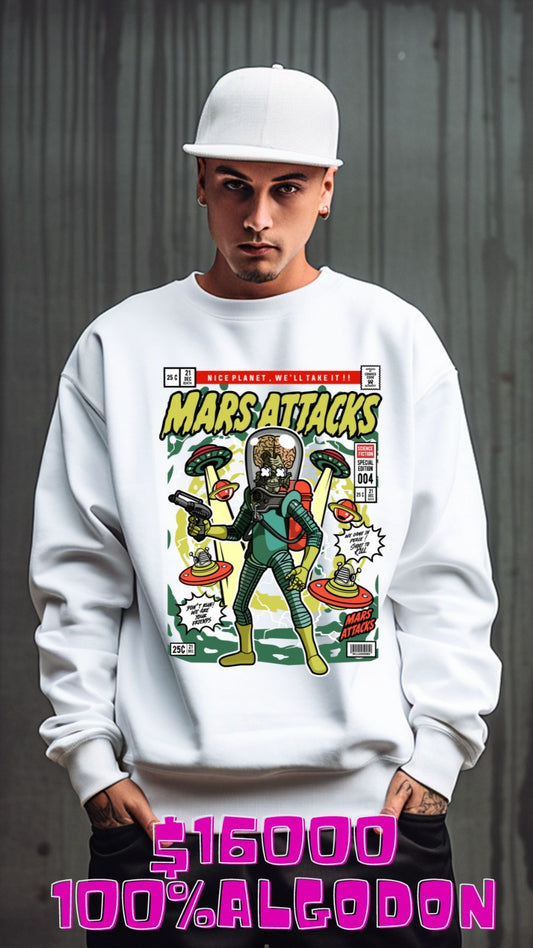 Poleron polo MARS ATTACKS #0019