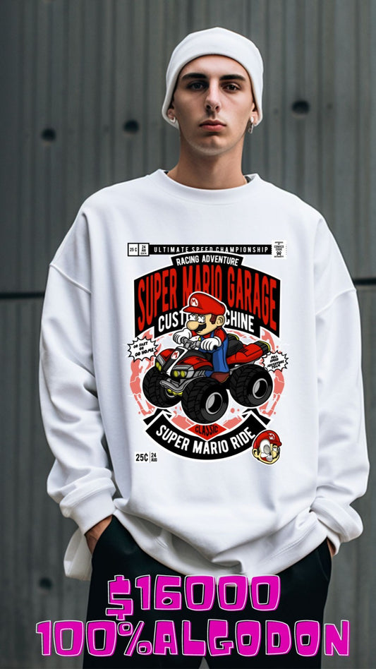 Poleron polo SUPER MARIO GARAGE #0015