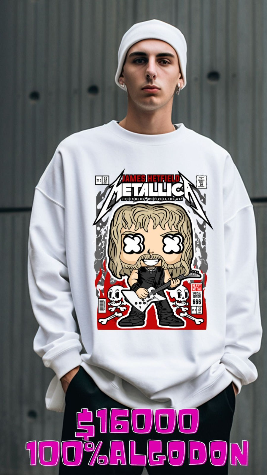 Poleron polo METALLICA #0011