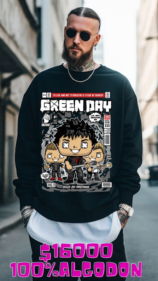 Poleron polo GREEN DAY #009