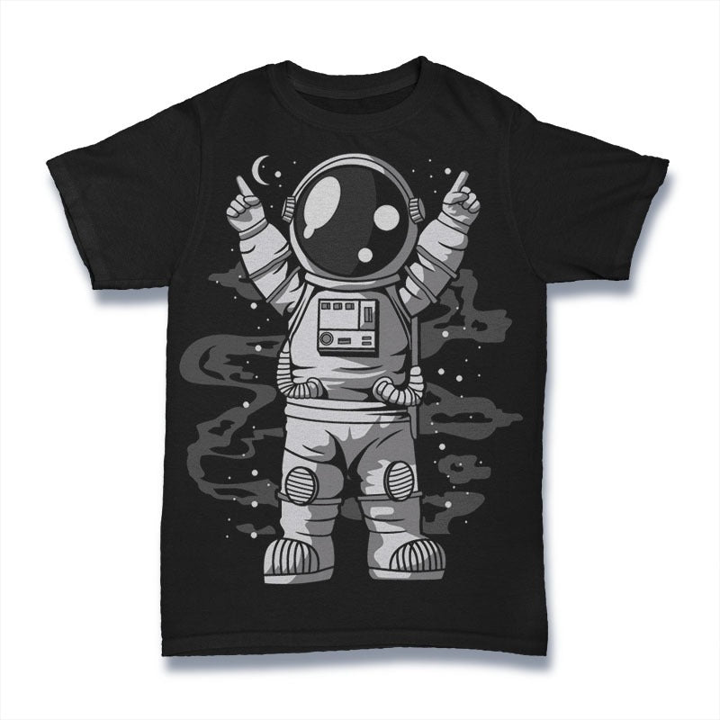 Polera cartoon culture Astronaut mini #0017