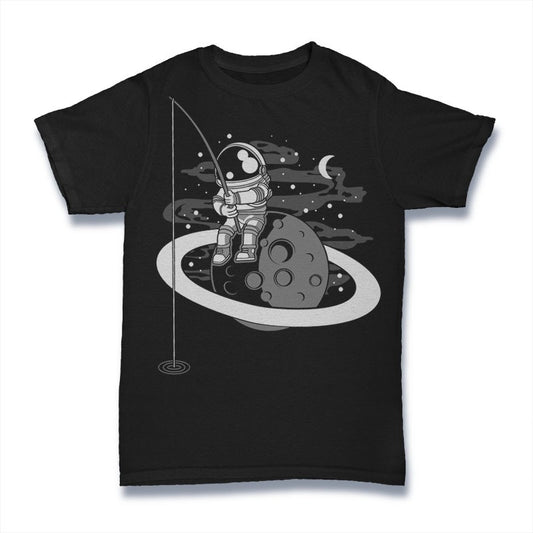 Polera pop culture Astronaut fishing #0012