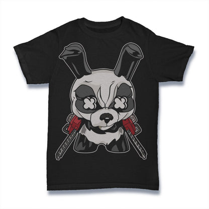 Polera cartoon culture Angry Panda #006