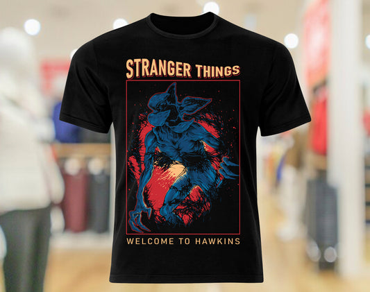 Poleras Stranger Things WELCOME TO HAWKING 009