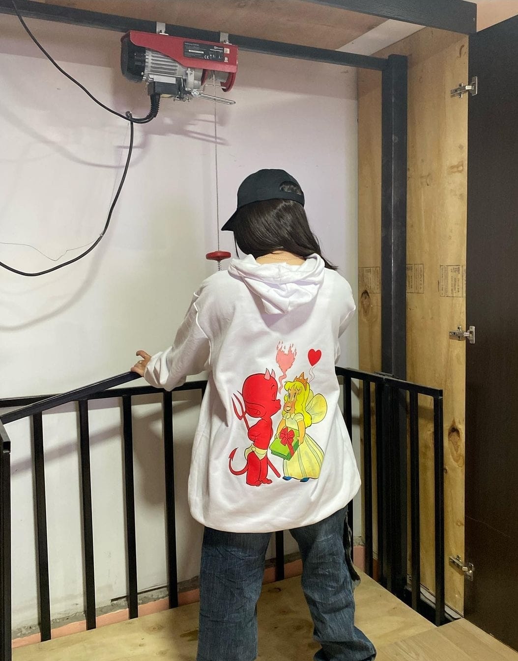 Hoodie parejas Ada y diablo