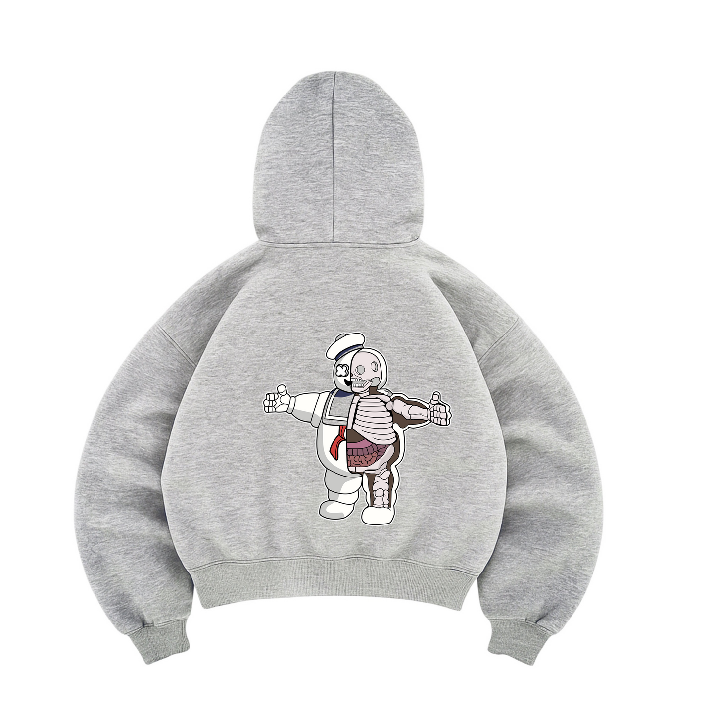 Hoodie Marshmallow Man Skeleton