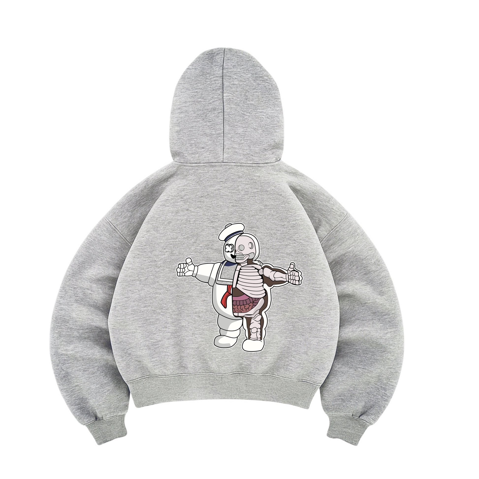 Hoodie Marshmallow Man Skeleton