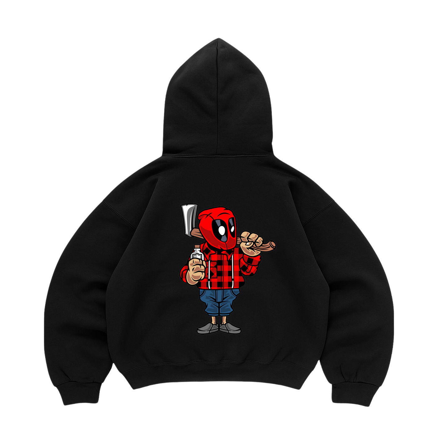 Hoodie Deadpool Lumberjack