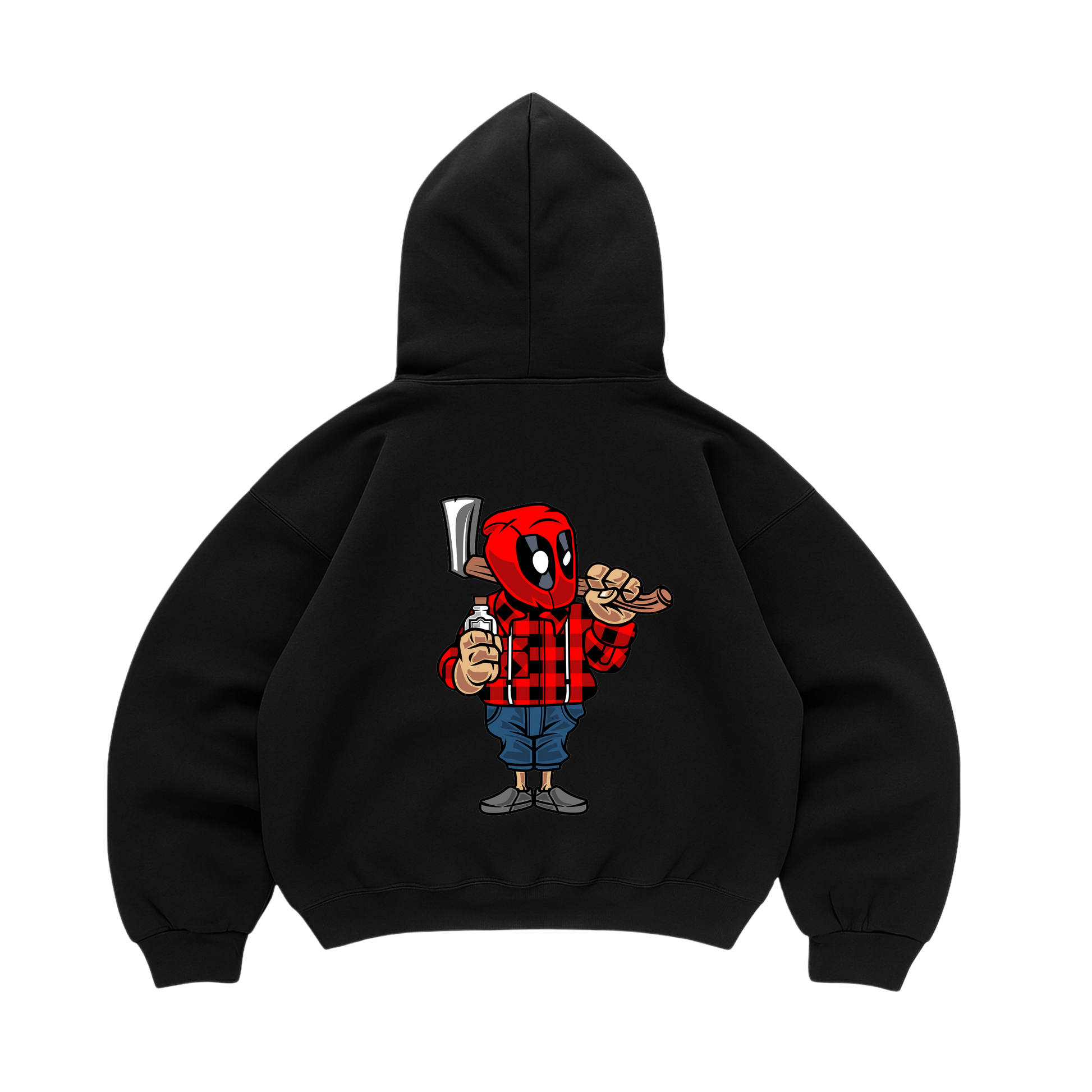 Hoodie Deadpool Lumberjack