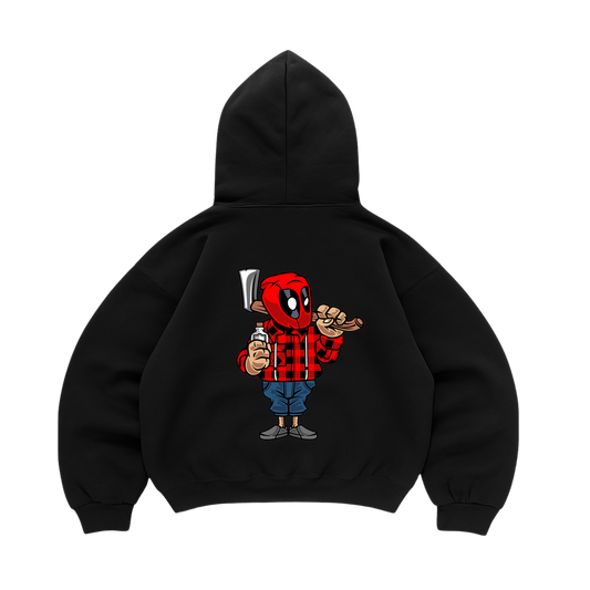Hoodie Deadpool Lumberjack