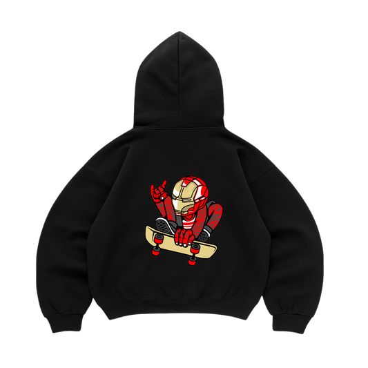 Hoodie Iron Man Skateboard