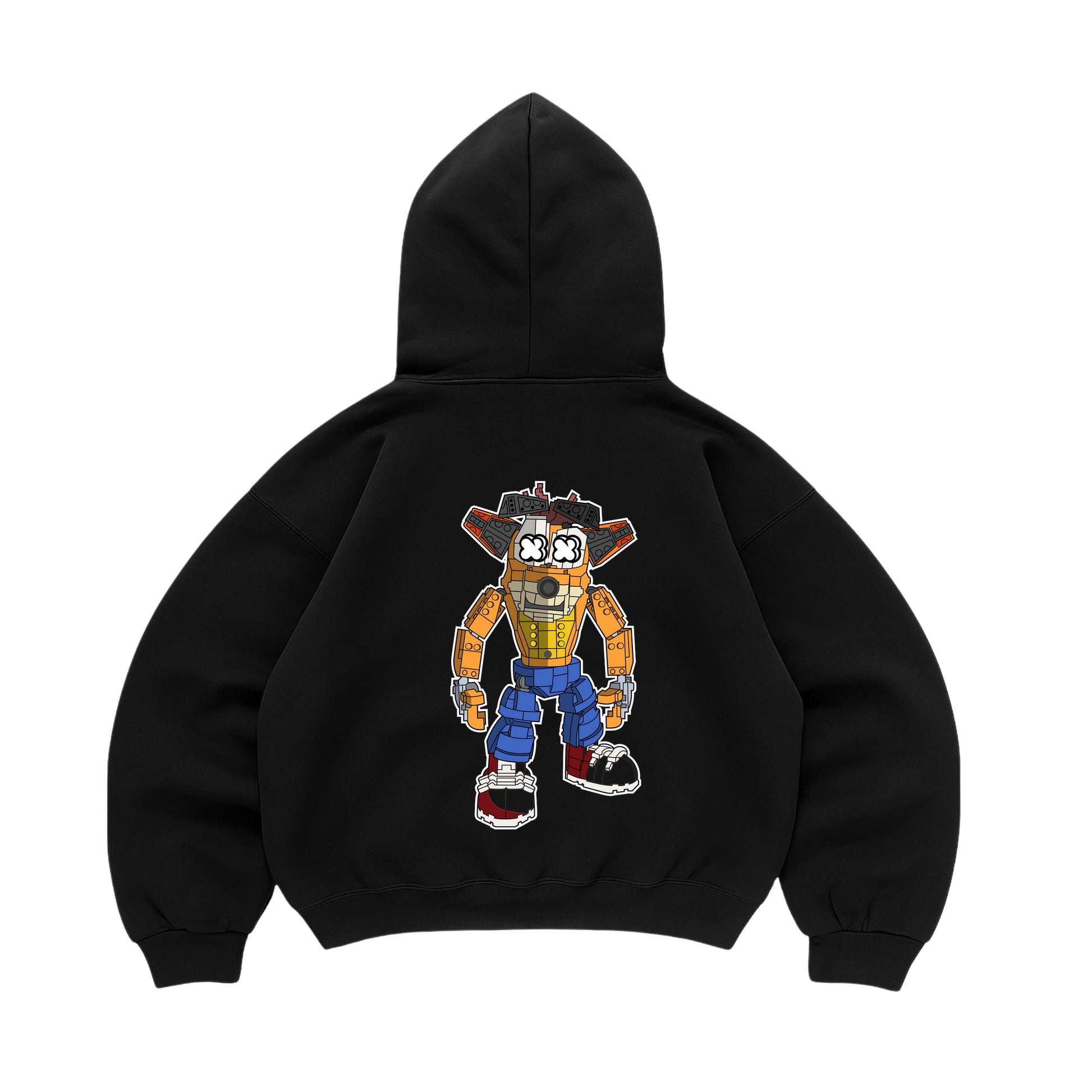 Hoodie Crash Bandicot Lego