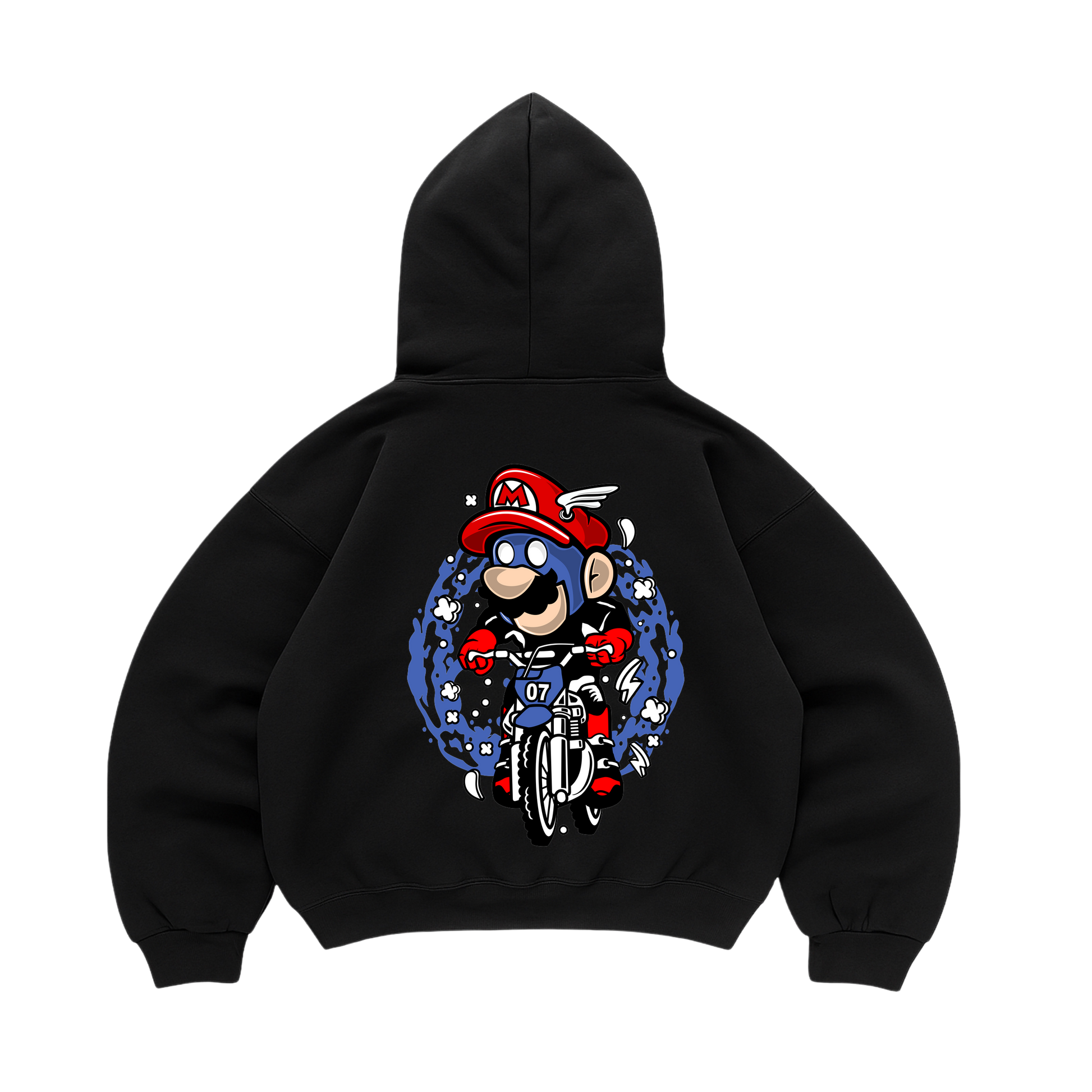 Hoodie Mario Biker