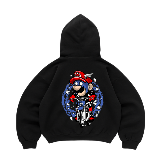 Hoodie Mario Biker