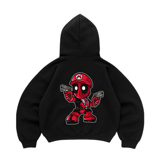 Hoodie Mario Deadpool