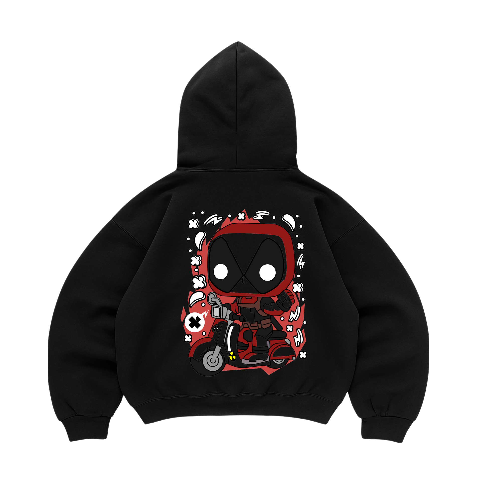 Hoodie Deadpool Scooter