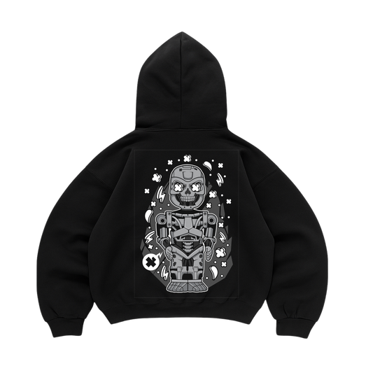 Hoodie Terminator Skull