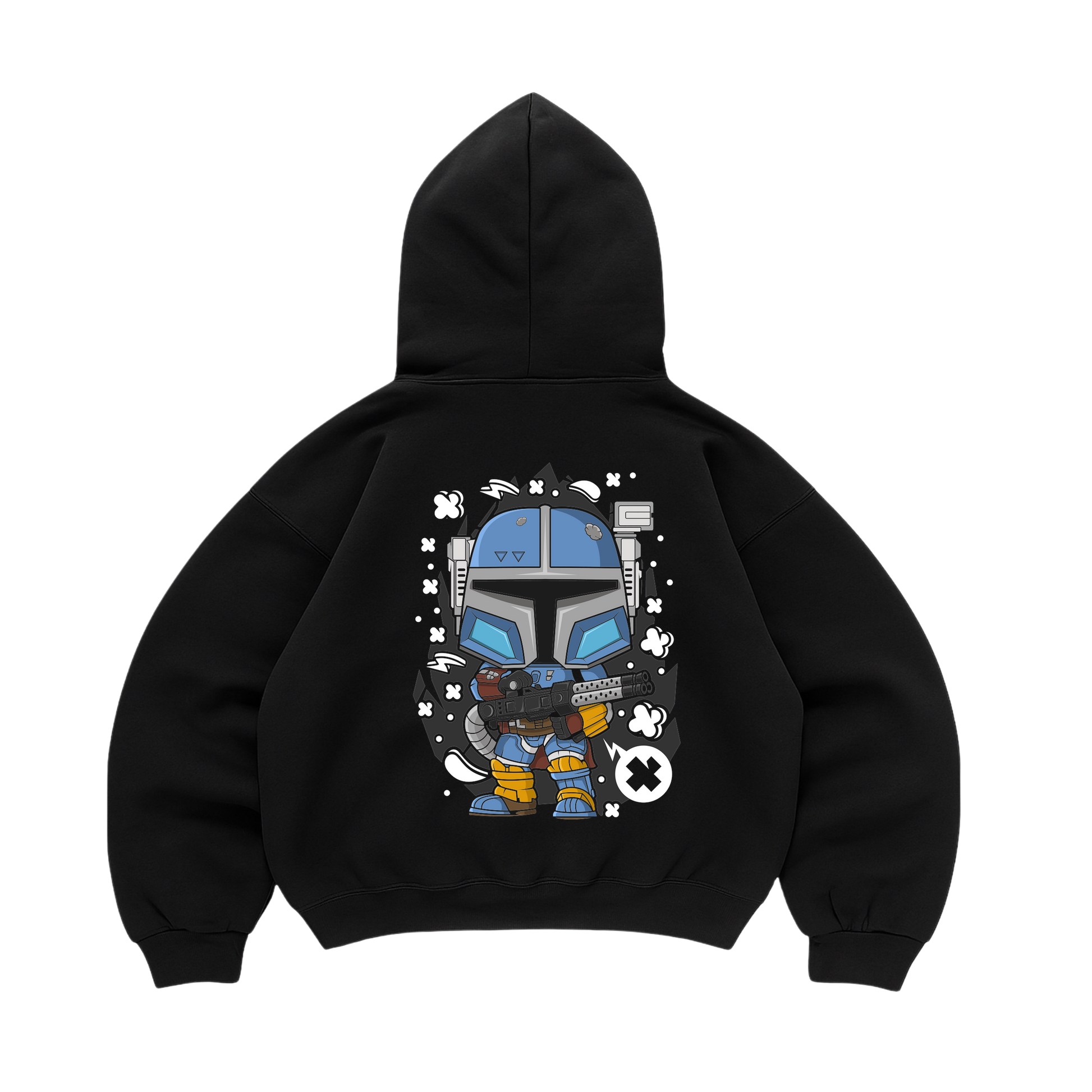 Hoodie Blue Mandalorian