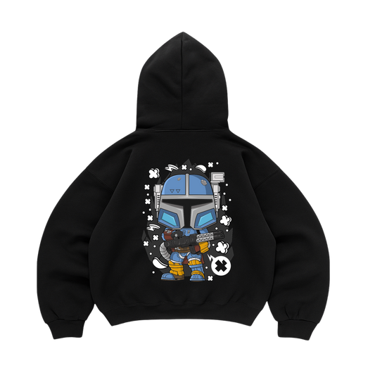 Hoodie Blue Mandalorian