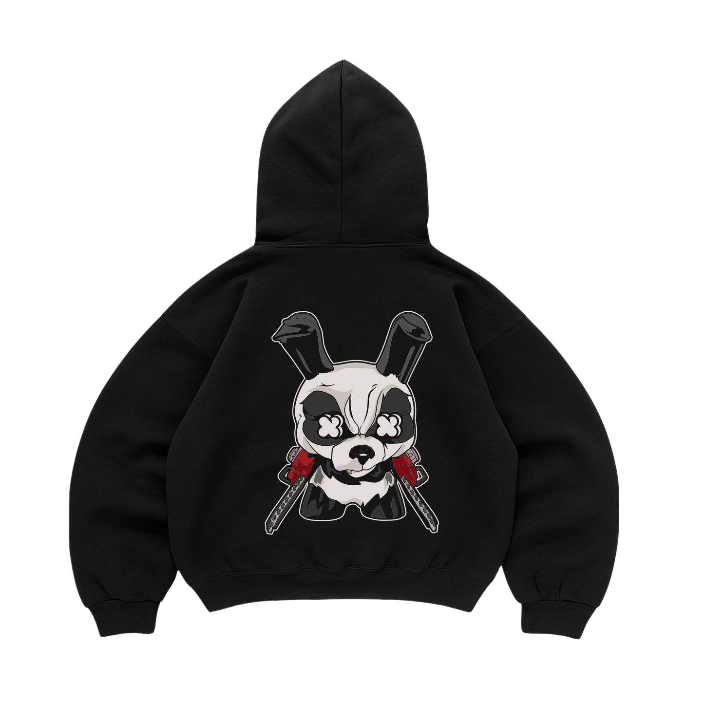 Hoodie Angry Panda