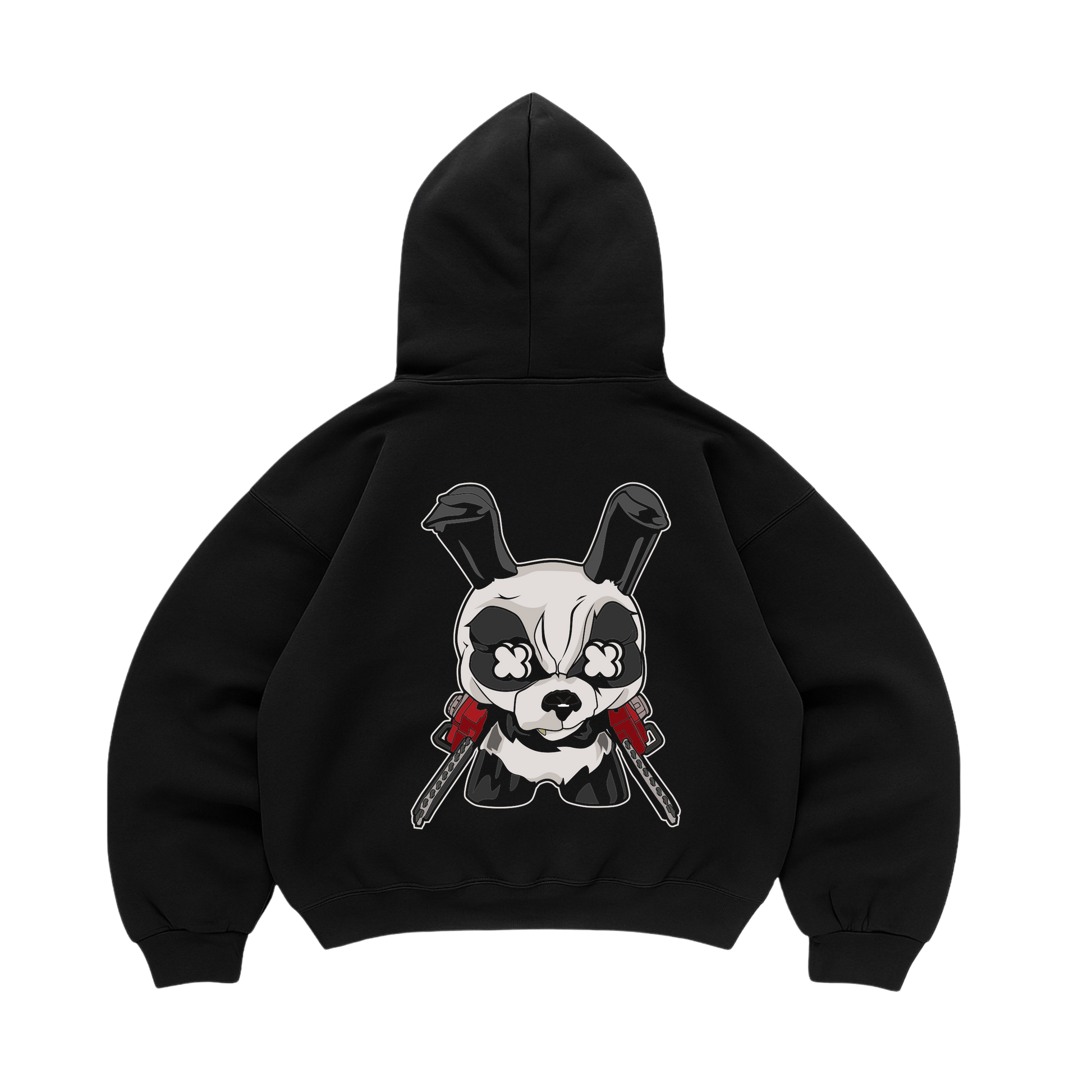 Hoodie Angry Panda