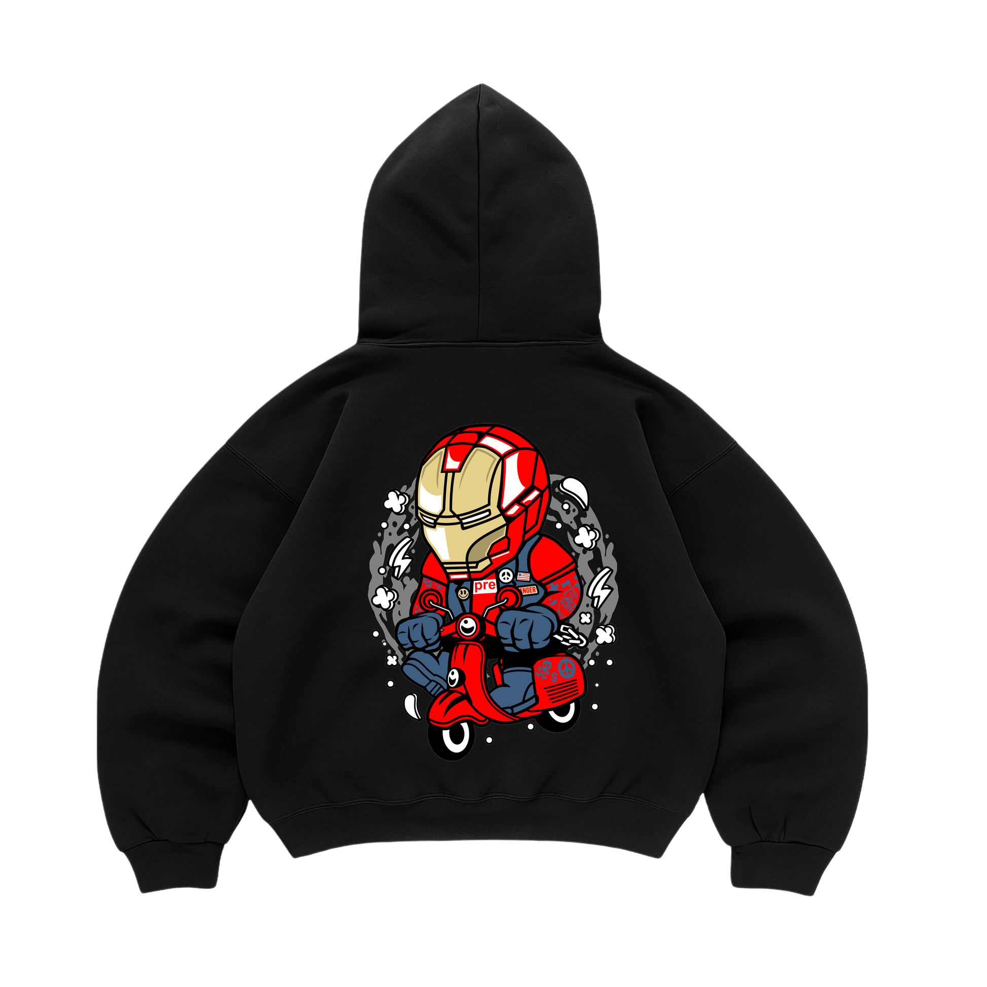 Hoodie Iron Man Scooter