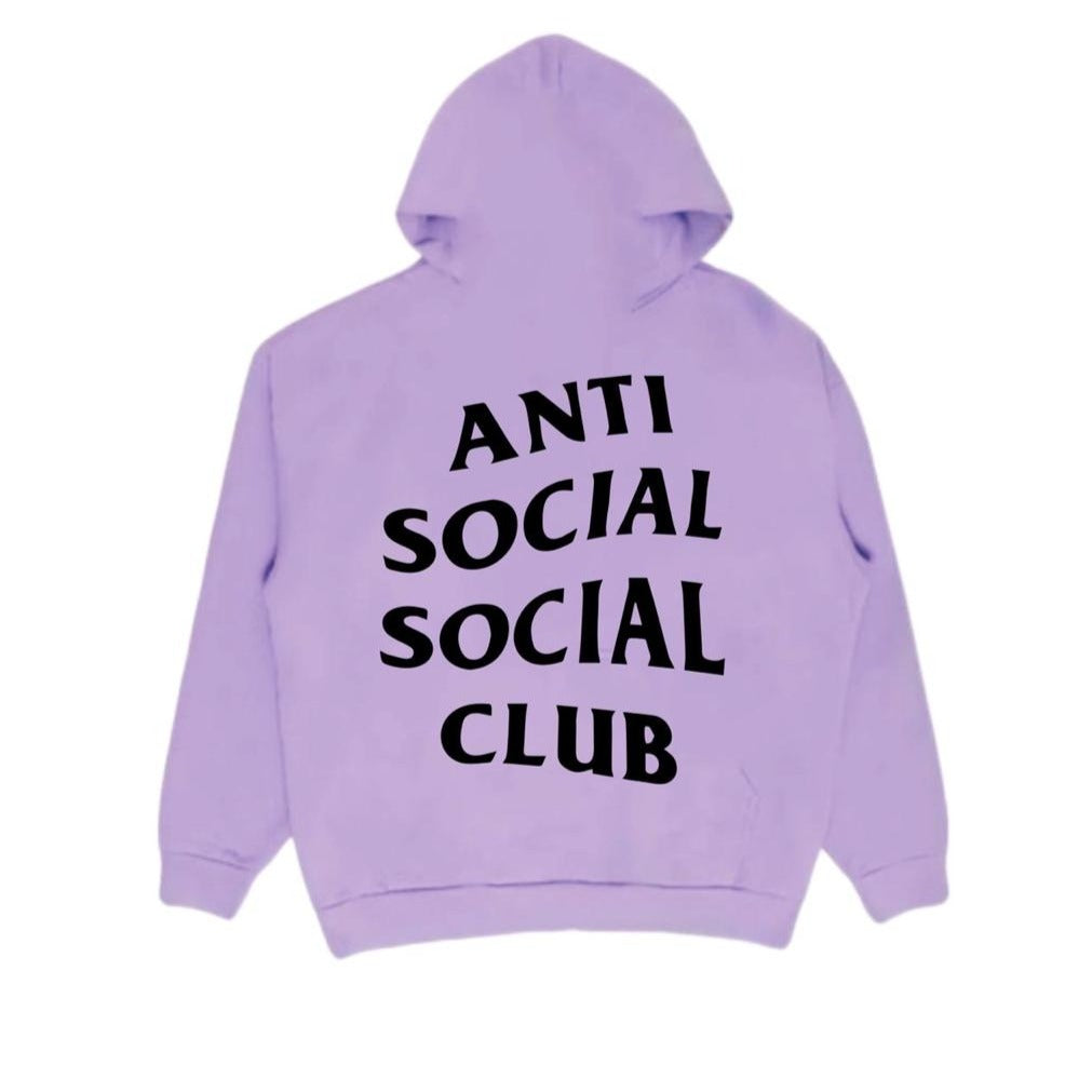 Hoodie antisocial Club Lila