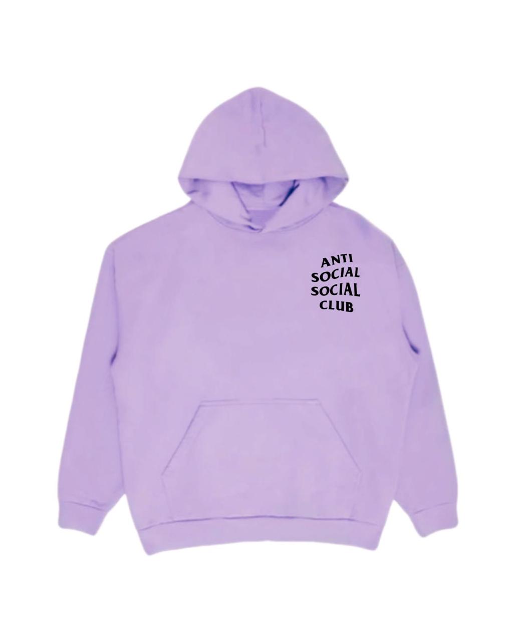 Hoodie antisocial Club Lila