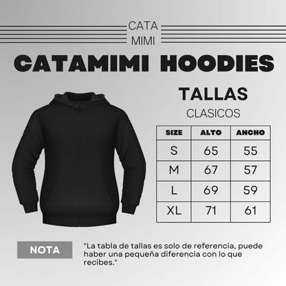 Hoodie araña grande negro